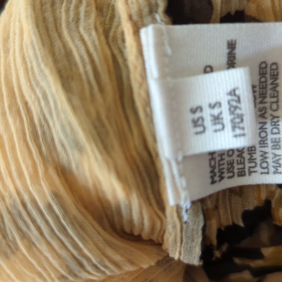 Free People Roma Animal-Print Top S - Picture 14 of 16